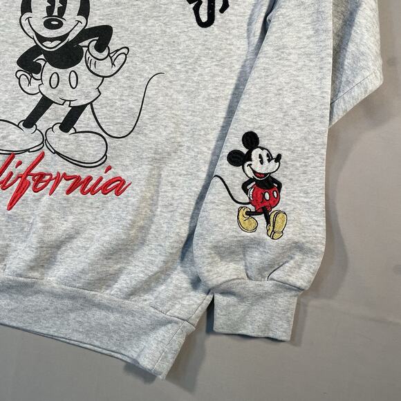 Disney Mickey Mouse Los Angeles California Lined Sweatshirt Women’s Size XS - Picture 3 of 9